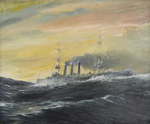 Emden rides waves of the Indian Ocean